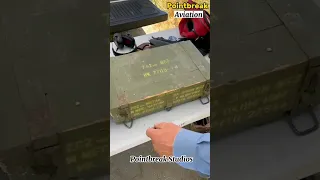 Unboxing 7.62mm ammunition crate