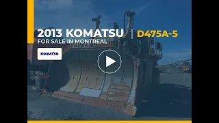 2013 Komatsu D475A-5 Dozer  For Sale