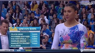 Kyla Ross Bars UCLA vs Arizona 2020 9.975