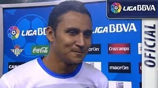 Entrevista a Keylor Navas tras el Real Betis (0-0) Levante UD - HD