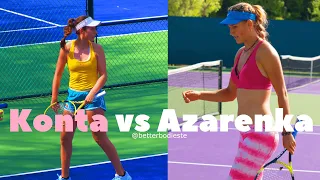 Victoria Azarenka Vs Johanna Konta Workout Routine