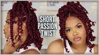 DIY Short Passion Twist At Home | No Crotchet! Step-by-Step | Naturally Sunny