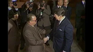 President Reagan Meeting Premier Zhao in Beijing, China on April 27, 1984