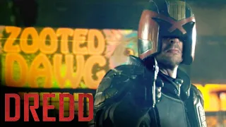 A Criminal Does Not Comply & Judge Dredd Ends Him | Dredd