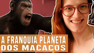 A franquia 'Planeta dos Macacos'!