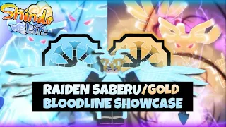 Raiden Saberu & Gold Bloodline Shindo Life Showcase
