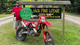 POV 2022 Jack Pine Grand Champion Section 2 full. Beta 300rr maxed out through the woods