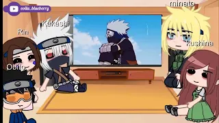 Team Minato react to Kakashi and Obito {Gacha club}