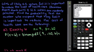 Binomial Probability Using the TI-84