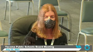 July 22, 2021 School Board Meeting