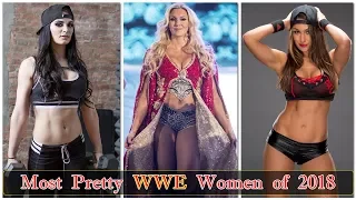 Top 12 Most Pretty WWE Women of 2018 || Pretty Women Wrestlers