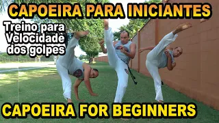 Como ganhar velocidade na capoeira (Aula 29 - Combinação de golpes de capoeira para iniciantes)