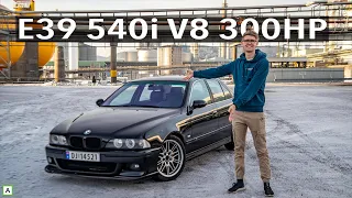 THIS STRAIGHT PIPE BMW E39 540i IS INSANELY LOUD!