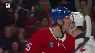 Denis Gurianov scores vs Devils for Canadiens (11 mar 2023)