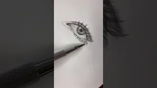 Easy eye sketch tutorial🤌🏻 #shorts #drawing #artwork #art #sketching #tutorials #pencil #pencilart