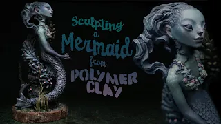 Sculpting a Little Clay Mermaid in time for #mermay | Polymer Clay