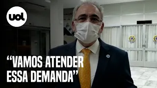 Queiroga diz que Bolsonaro pediu estudo para desobrigar máscaras