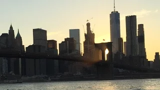 Sunset over Manhattan