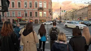 Прогулка по Невскому проспекту | Nevsky avenue walking tour | Санкт-Петербург, сентябрь 2023 год