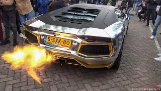 Flamethrowing Lamborghini Aventador LP700-4 w/ Capristo Carbon Edition Exhaust !