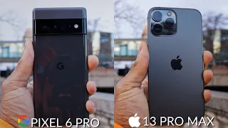 Google Pixel 6 Pro VS Iphone 13 Pro Max Camera Test | Who Wins??
