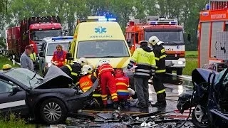 Dopravní nehoda se zraněním (vyproštění osob) - Opava (směr Hradec nad Moravicí) - 16.5.2014 - 10:18