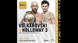 Alexander Volkanovski vs Max Holloway III UFC 276 FULL FIGHT SIM (UFC 4)