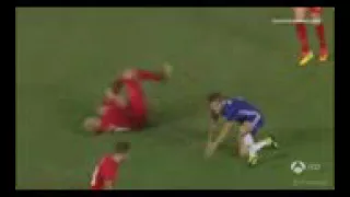 Chelsea v Liverpool Fabregas red card ICC CUp 2016