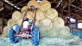Can This 70 Year Old Tractor Actually Handle Round Bales?  Plus a Pasture Update!