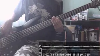 Disturbed - Stricken [Bass Cover + Tab]