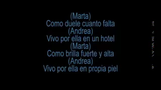 Andrea Bocelli & Marta Sanchez - Vivo por ella (lyrics)