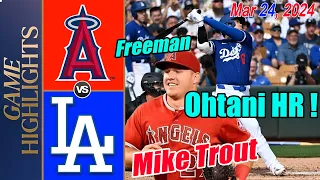 Los Angeles Angels vs Los Angeles Dodgers [TODAY] Highlights  | MLB Spring Training