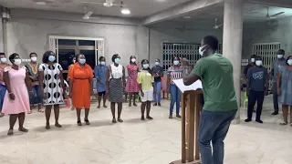 Celestial Evangel Choir performs ‘Me Nyame Ye’ by Albert Adusei Dua at rehearsal