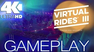 Virtual Rides 3 - Fahrgeschäft-Simulator 2017 🎡🍔 🤡GAMEPLAY | [4K]