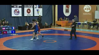 ARUTUNIAN HAIKARAM FR VS AUT 92 KG U17 LUTTE GRÉCO-ROMAINE tournoi international SUBOTICA SERBIE