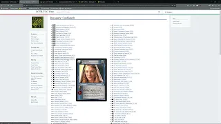 Tutorial - How to Use the LOTR-TCG Wiki Advanced Card Search