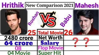 Hrithik Roshan vs Mahesh Babu Battle | New Comparison | Full Biography, Filmy Career,2021 #iconboy |