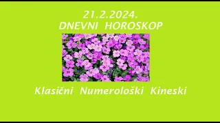 Jasminka Holclajtner-Royal Astro Studio-Dnevni horoskop za 21.2.2024.