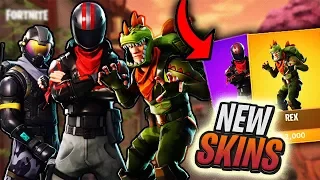 *NEW* Fortnite - ALL NEW OUTFITS & PICKAXES !! - Burnout, Rex Outfit, Empire Pickaxe & More (LEAKED)