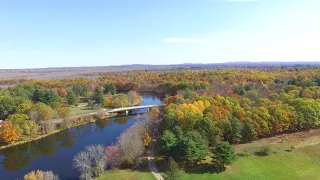 Fall in Maine 2017 - Sebasticook River Drone Footage