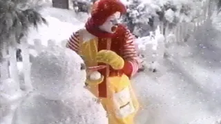 McDonald's Christmas Commercial "little girl runs away from home" 1995