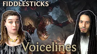 Arcane fans react to Fiddlesticks Voicelines | League Of Legends
