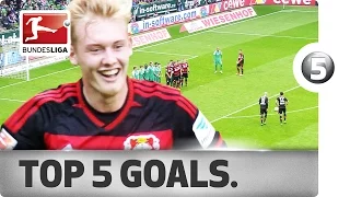 Top 5 Goals - Lewandowski, Kiyotake and More with Sensational Strikes