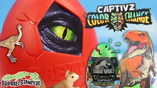 Jurassic World Captivz Color Change Dinosaur Slime Egg Collection Review