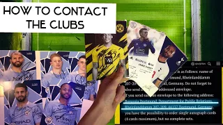How to contact football clubs for autographs! (Giveaway)