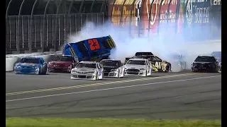 2018 ARCA Racing Series Bret Holmes Crash Daytona Lucas Oil 200