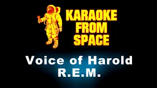 R.E.M. • Voice of Harold | Karaoke • Instrumental • Lyrics