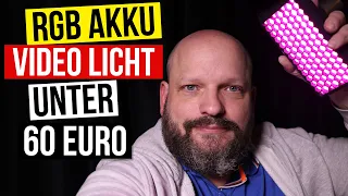 RGB LED Videolicht mit Akku für unter 60€ VIJIM im Test - was taugt das günstige LED VIDEO Panel