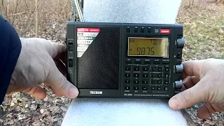 Tecsun  PL 990  SW тест приёма на КВ  AM, SSB.