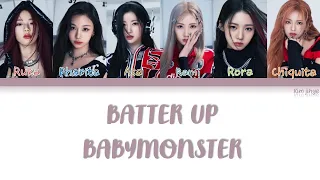 BABYMONSTER (베이비몬스터) – BATTER UP Lyrics (Han|Rom|Eng|COLOR CODED)